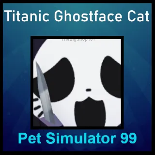 TITANIC GHOSTFACE CAT