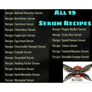  All 19 Serum recipes 