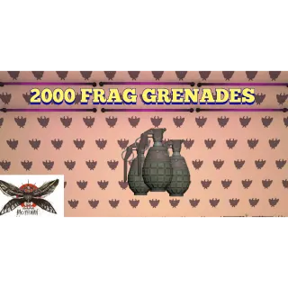 2000  FRAG GRENADES 