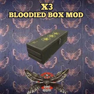 3x bloodied box mod 