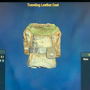 TRAVELING LEATHER COAT