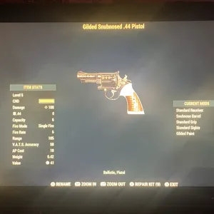 LEGACY GILDED 44 PISTOL