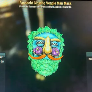 GLOWING VEGGIE MAN MASK