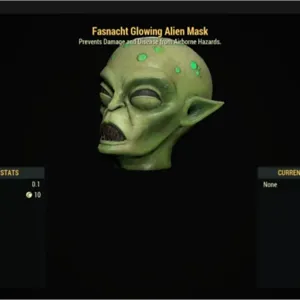 GLOWING ALIEN MASK