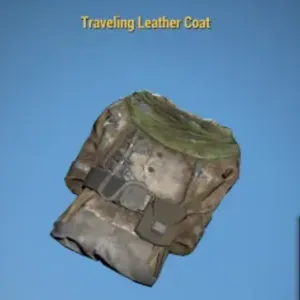 TRAVELING LEATHER COAT