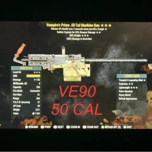 VE90 50 CAL MACHINE GUN