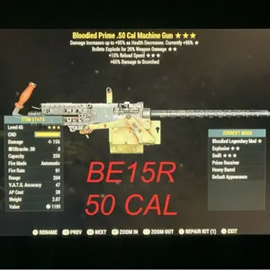 BE15r 50 CAL MACHINE GUN