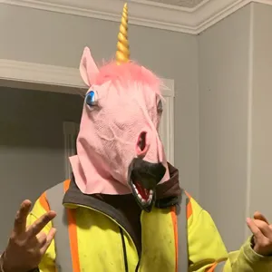 GLOWING UNICORN MASK