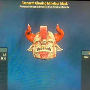 GLOWING MINOTAUR MASK