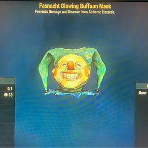 GLOWING BUFFOON MASK