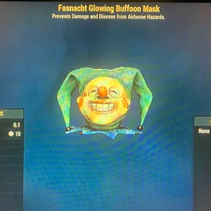 GLOWING BUFFOON MASK