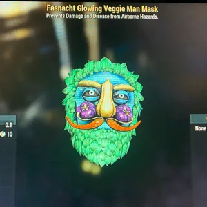 GLOWING VEGGIE MAN MASK