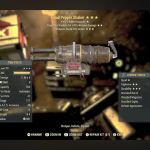 QE50b.s PEPPER SHAKER