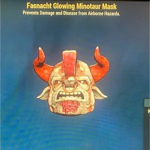 GLOWING MINOTAUR MASK