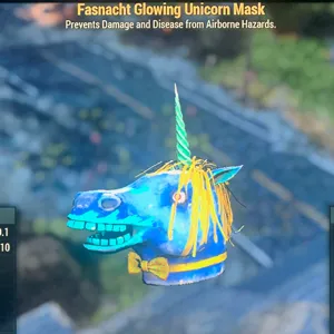 GLOWING UNICORN MASK