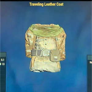 TRAVELING LEATHER COAT