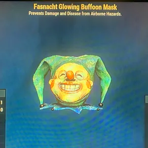 GLOWING BUFFOON MASK