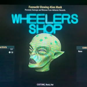 GLOWING ALIEN MASK