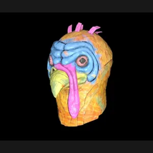 GLOWING TURKEY MASK