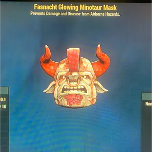 GLOWING MINOTAUR MASK