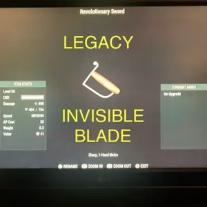 INVISIBLE BLADE SWORD