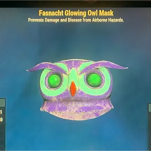 GLOWING OWL MASK