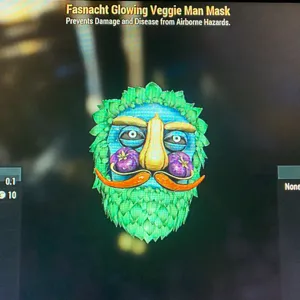 GLOWING VEGGIE MAN MASK