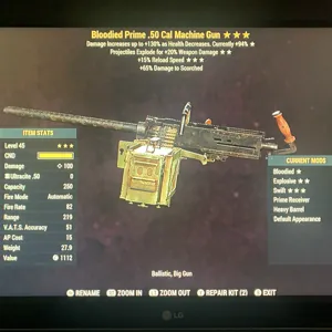 BE15r 50 CAL MACHINE GUN