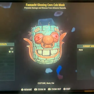 GLOWING CORN COB MASK