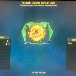 GLOWING BUFFOON MASK