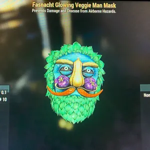 GLOWING VEGGIE MAN MASK