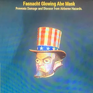 GLOWING ABE MASK