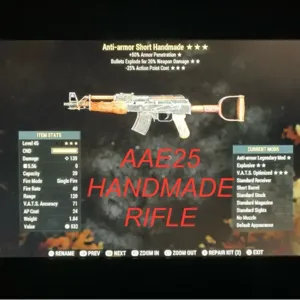 AAE25 HANDMADE RIFLE