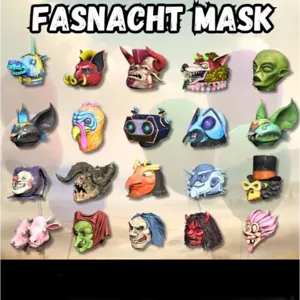 20x RARE FASNACHT MASK