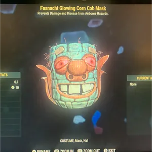 GLOWING CORN COB MASK