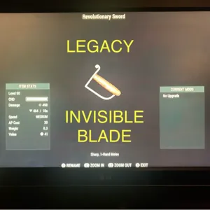 INVISIBLE BLADE SWORD