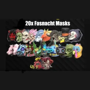 20x FASNACHT MASK SET