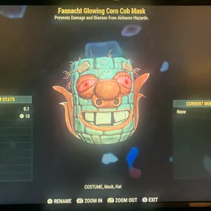 GLOWING CORN COB MASK