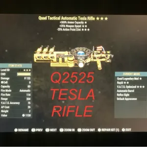 Q2525 TESLA RIFLE