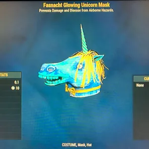 GLOWING UNICORN MASK