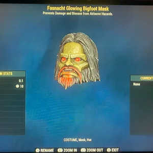 GLOWING BIGFOOT MASK