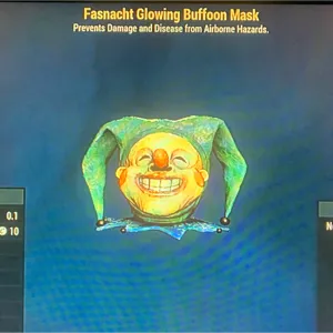 GLOWING BUFFOON MASK