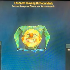 GLOWING BUFFOON MASK