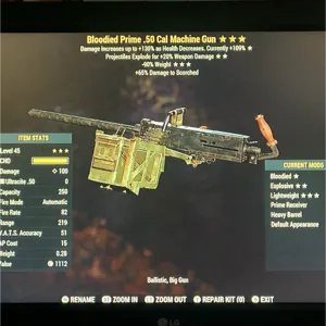 BE90 50 CAL MACHINE GUN