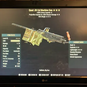 QE90 50 CAL MACHINE GUN