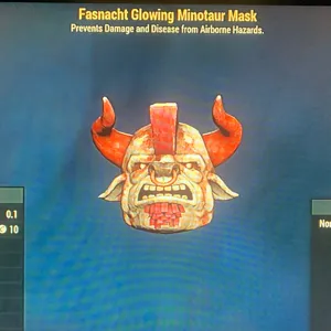 GLOWING MINOTAUR MASK