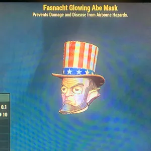GLOWING ABE MASK