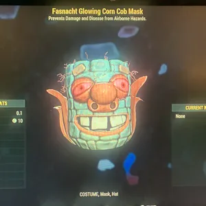 GLOWING CORN COB MASK