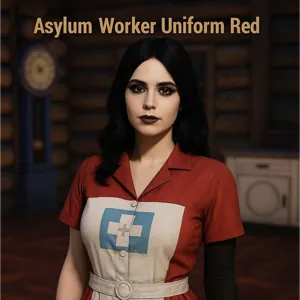 RED ASYLUM UNIFORM & HAT