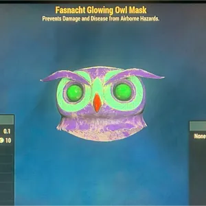 GLOWING OWL MASK